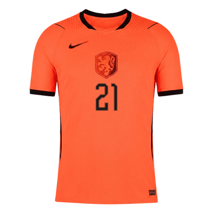 Netherlands World Cup 2026 Home Soccer Jersey - F.DE JONG #21 (Player Edition)