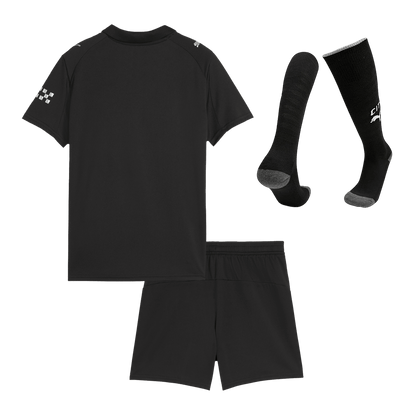 Kids Manchester City 2025/26 Away Soccer Full Kit