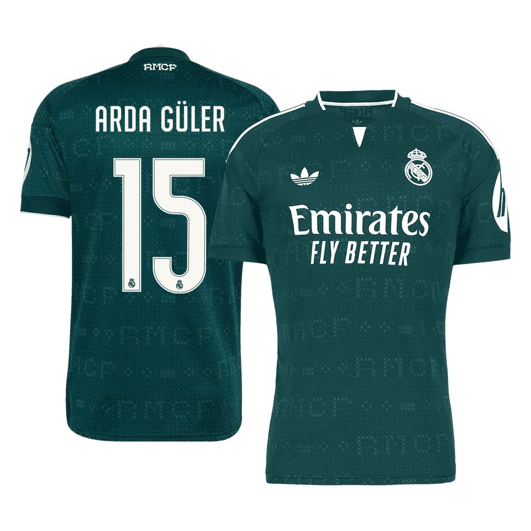 Real Madrid 2026/27 Away Soccer Jersey - ARDA GÜLER #15