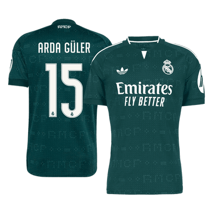 Real Madrid 2026/27 Away Soccer Jersey - ARDA GÜLER #15