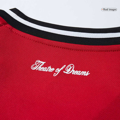 Men's Manchester United 2025/26 Home Long Sleeve Soccer Jersey