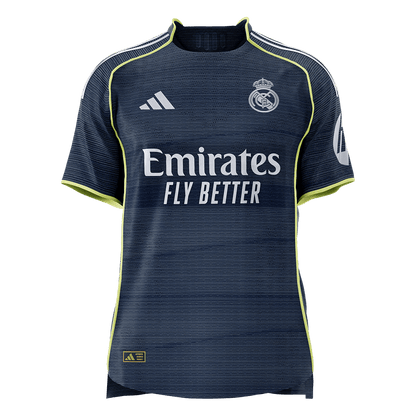 Men's Real Madrid 2025/26 Player Version Away Soccer Jersey - Slim Fit [PREMIUM]