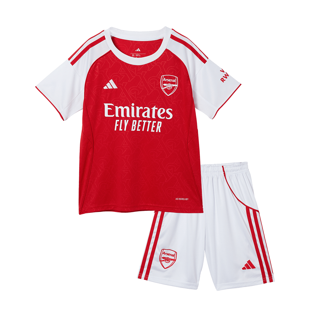 Kids Arsenal 2025/26 Home Soccer Kit