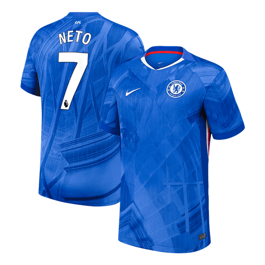 Chelsea 2025/26 Home Soccer Jersey - NETO #7