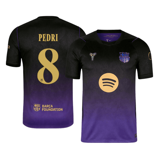 Barcelona 2026/27 Away Soccer Jersey - PEDRI #8 – UCL