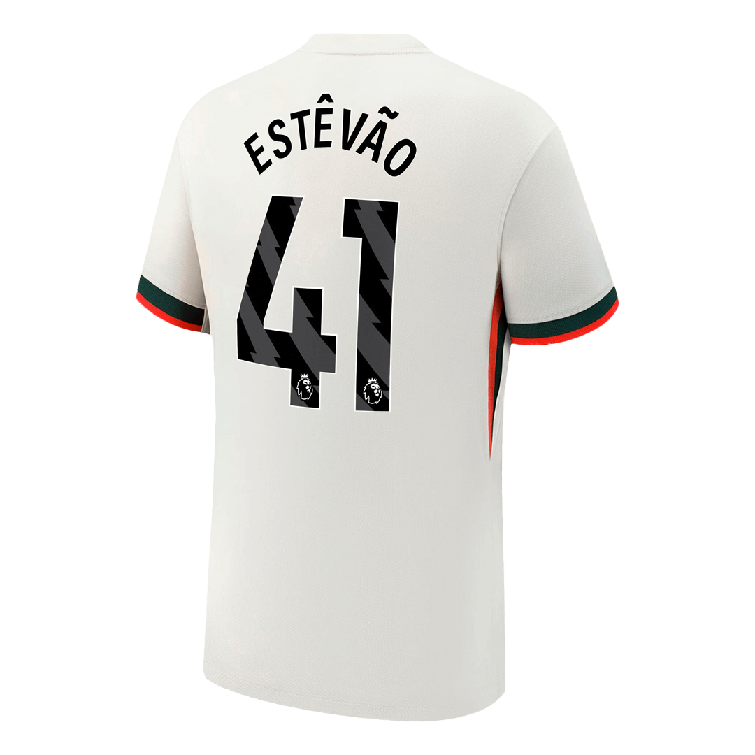 Chelsea 2025/26 Away Soccer Jersey - ESTÊVÃO #41
