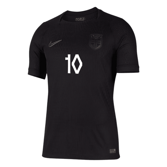 ØDEGAARD #10 Men's Norway World Cup 2026 Player Version Away Soccer Jersey - Slim Fit
