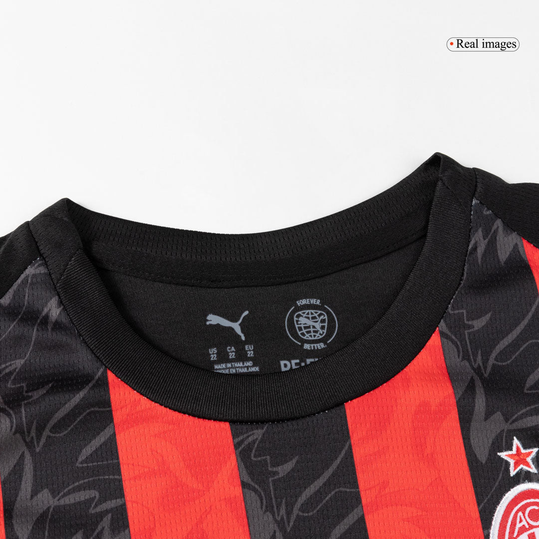 Kids AC Milan 2025/26 Home Soccer Kit