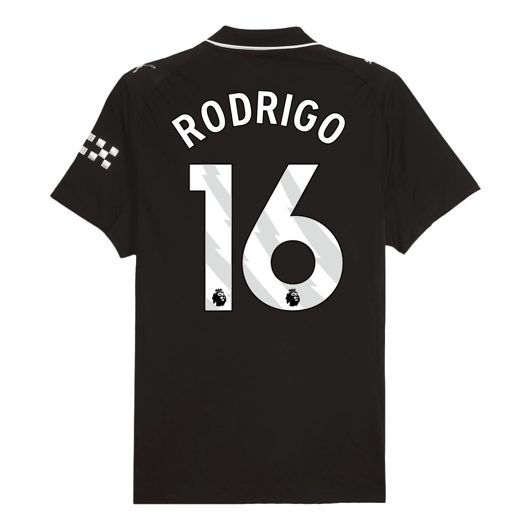 Manchester City 2025/26 Away Soccer Jersey - RODRIGO #16 (Player Edition)