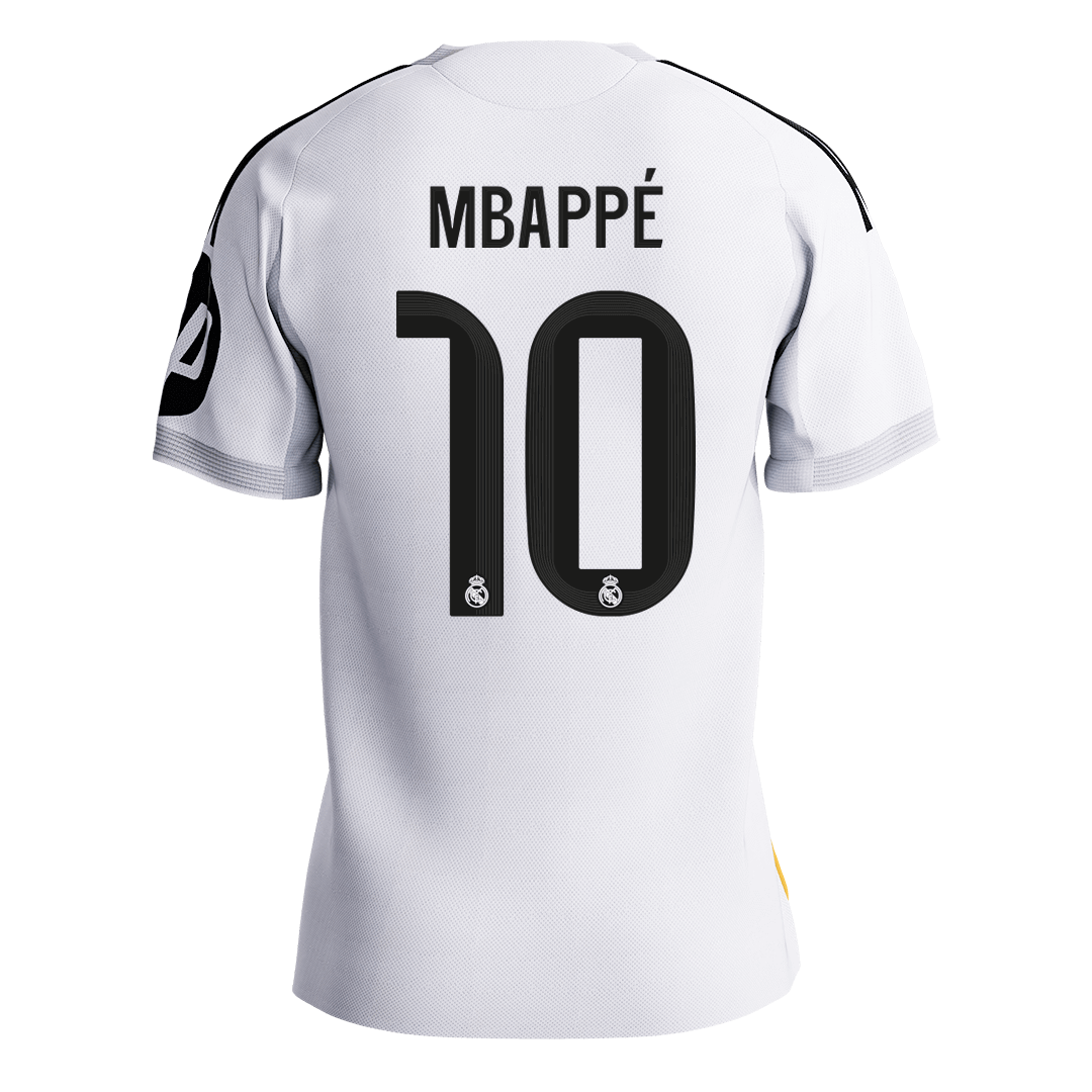 MBAPPÉ #10 Men's Real Madrid 2025/26 Player Version Home Soccer Jersey - Slim Fit [PREMIUM]