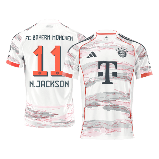 Bayern Munich 2025/26 Away Soccer Jersey - N.JACKSON #11