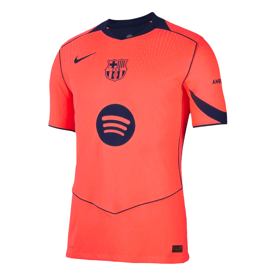 RAPHINHA #11 Men's Barcelona UCL 2025/26 Player Version Third Away Soccer Jersey - Slim Fit