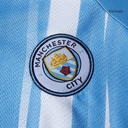 Kids Manchester City 2025/26 Home Soccer Kit