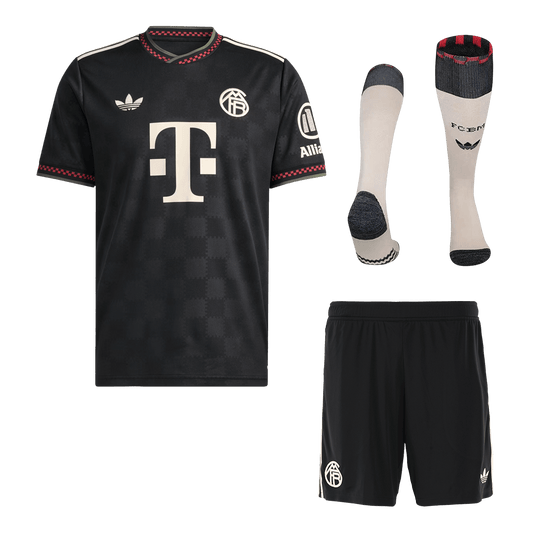 Men's Bayern Munich 2025/26 Third Away Soccer Jersey Full Kit