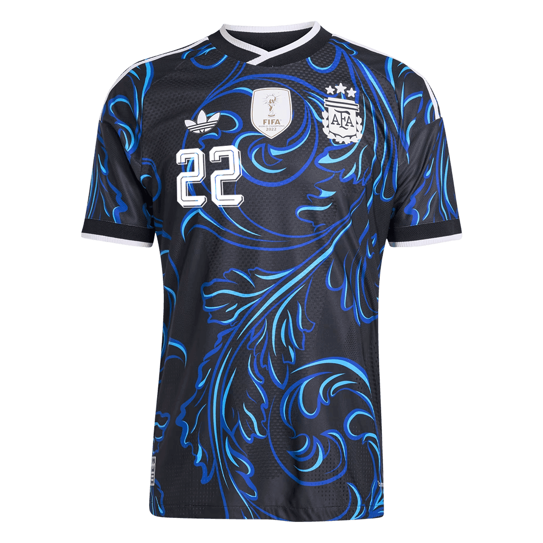 Argentina World Cup 2026 Away Soccer Jersey - L. MARTINEZ #22 (Player Edition)