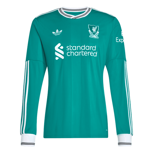 Liverpool 2025/26 Long Sleeve Third Away Soccer Jersey