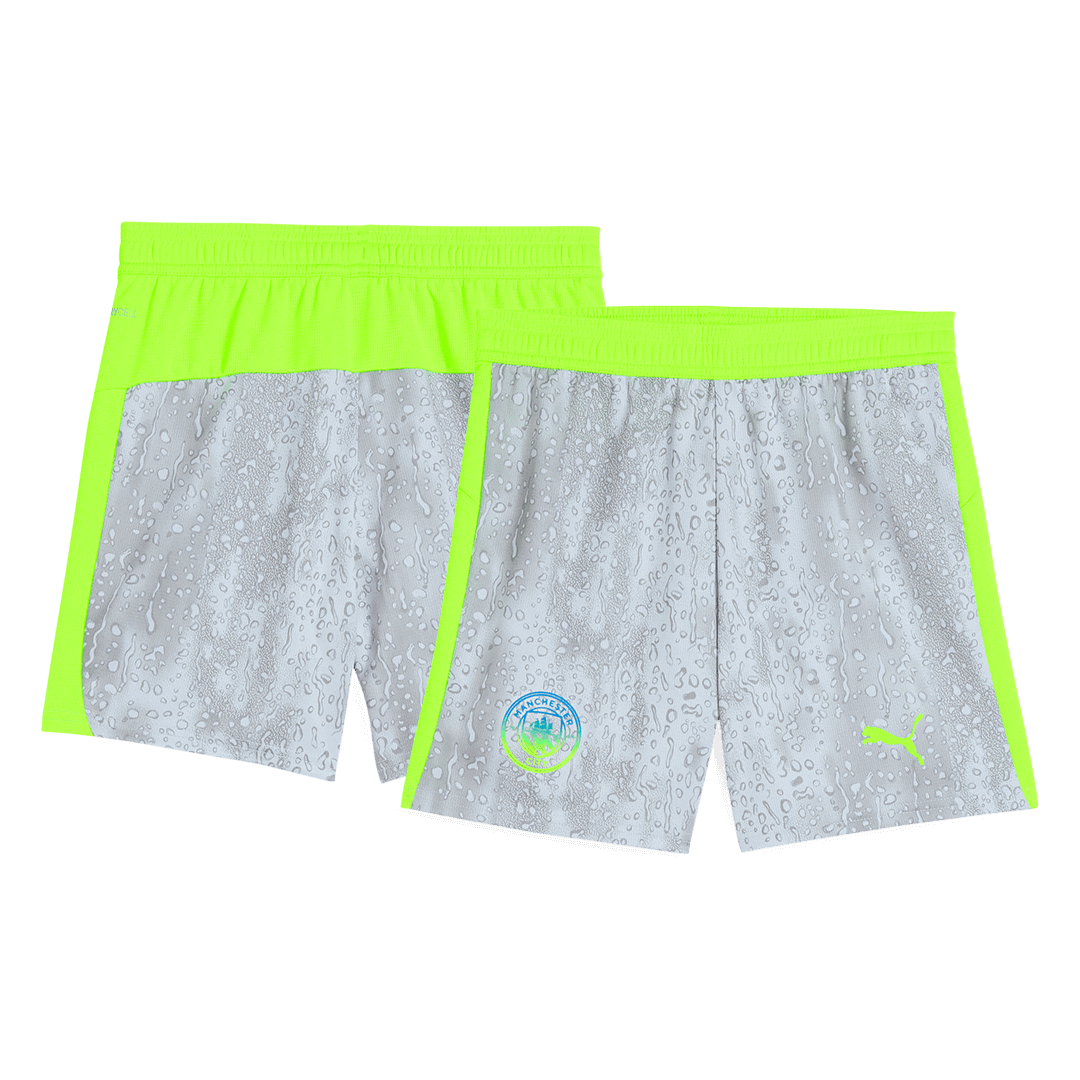 Men's Manchester City 2025/26 Third Away Soccer Shorts