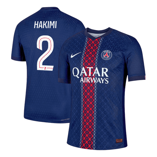 HAKIMI #2 Men's PSG 2025/26 Player Version Home Soccer Jersey - Slim Fit