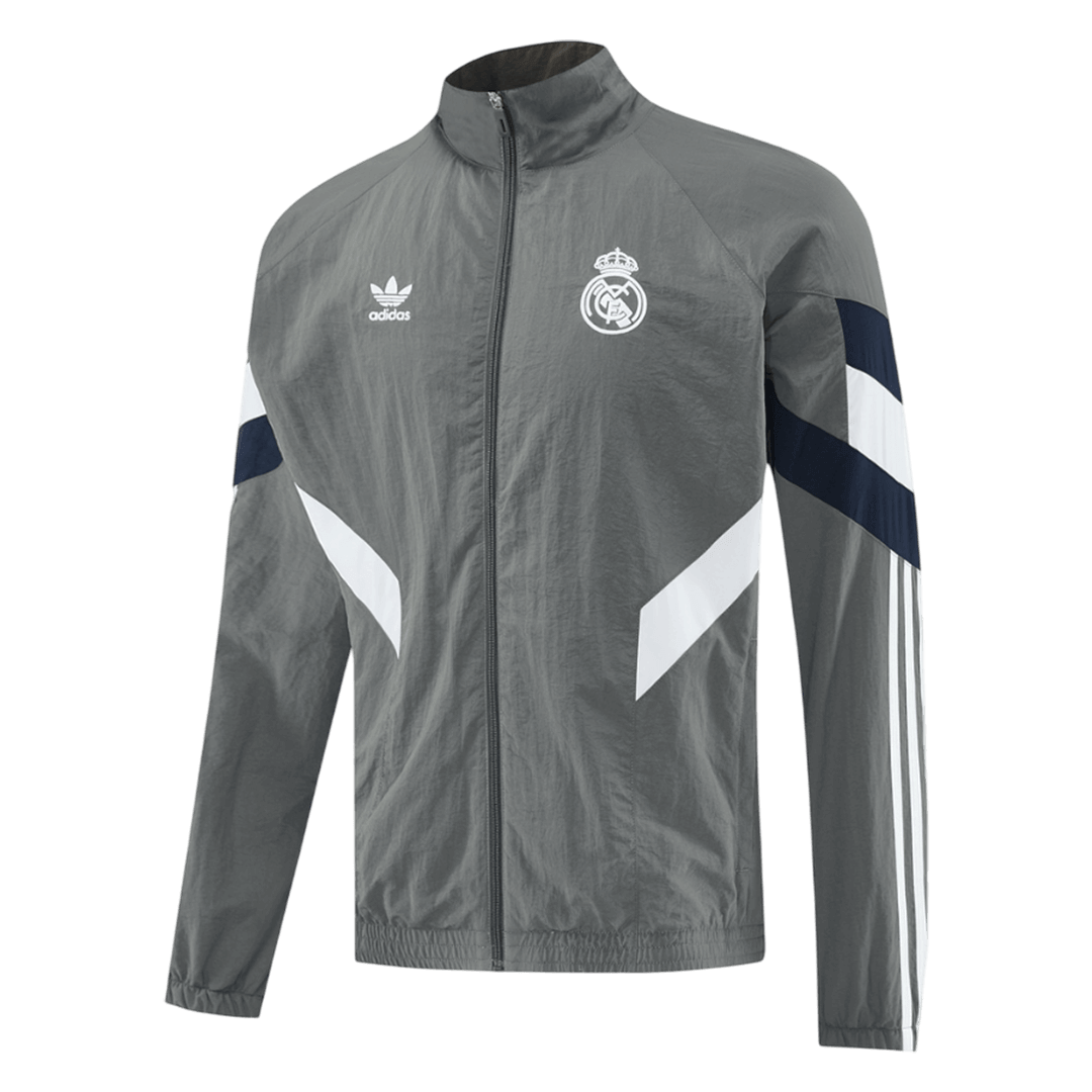 Real Madrid 2025/26 Windbreaker Jacket Gray
