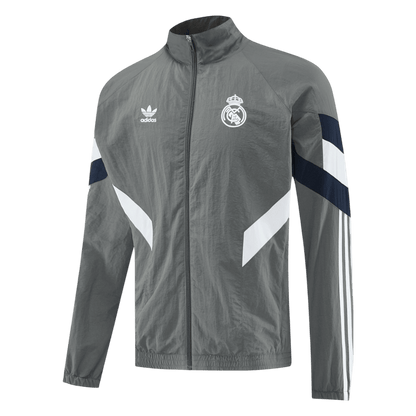 Real Madrid 2025/26 Windbreaker Jacket Gray