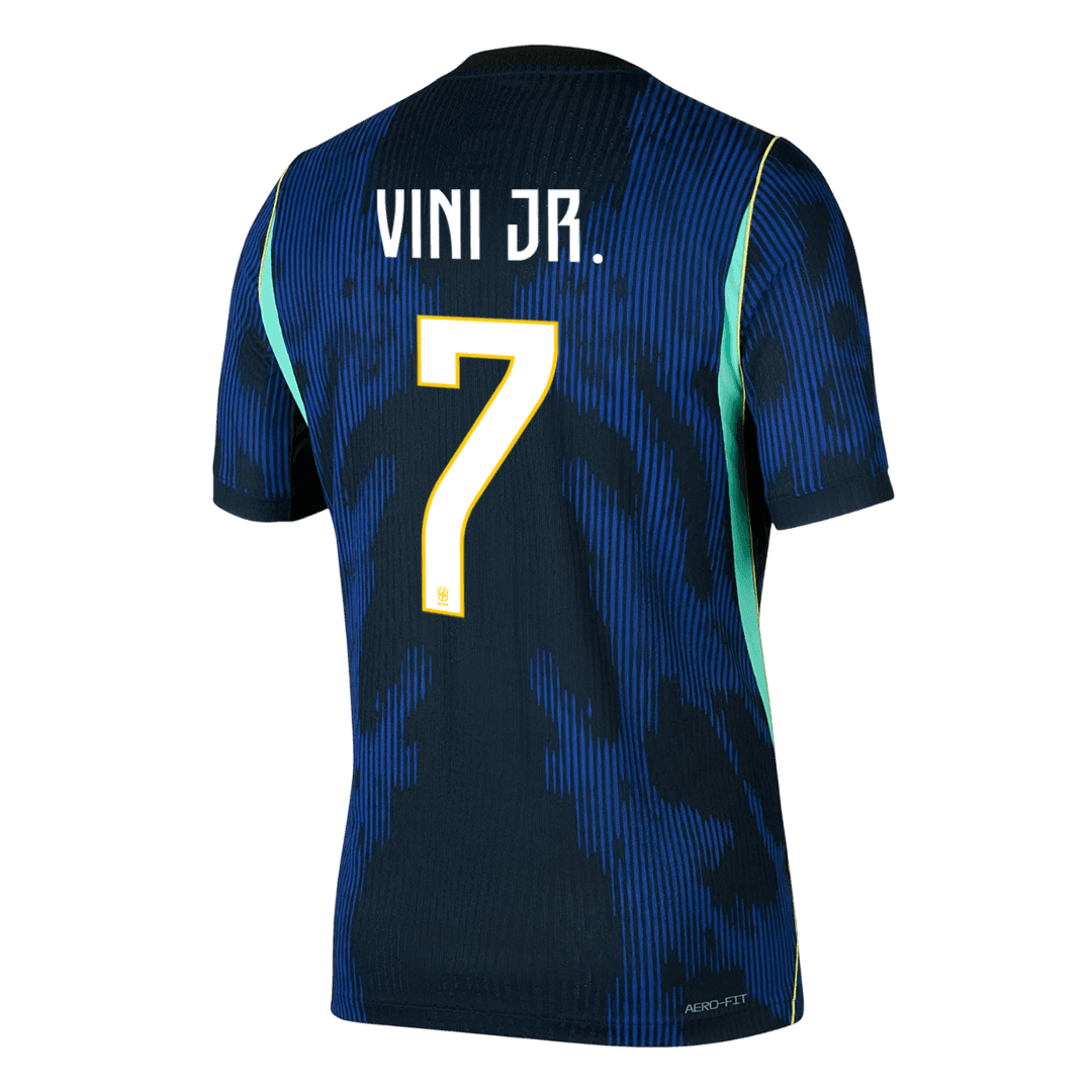 Brazil World Cup 2026 Away Soccer Jersey - VINI JR. #7 (Player Edition)