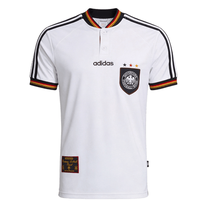 Germany 1996 Retro Home Soccer Jersey
