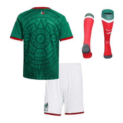 Kid's Mexico 2026 Home Soccer Jersey Full Kit [PREMIUM]