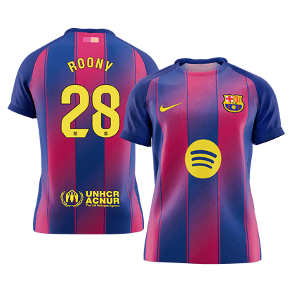 Barcelona 2025/26 Home Soccer Jersey - ROONY #28