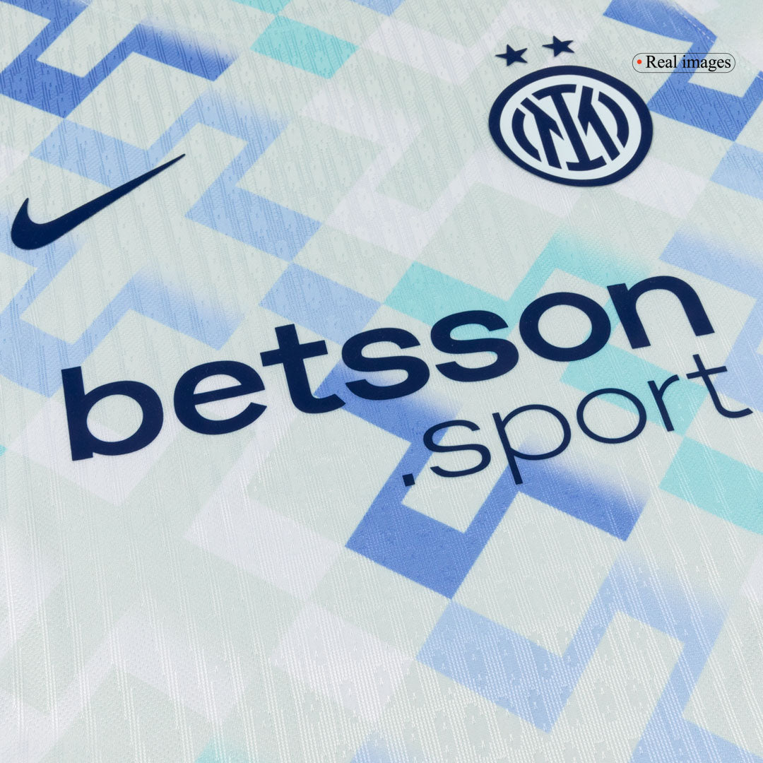 Inter Milan 2025/26 Away Soccer Jersey - DUMFRIES #2 (Player Edition)
