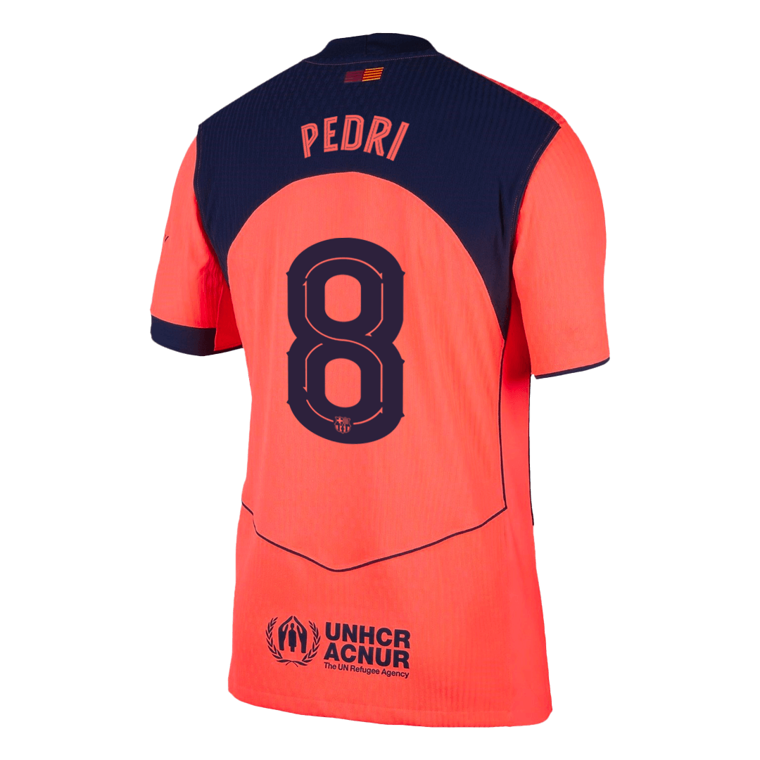 Barcelona 2025/26 Third Away Soccer Jersey - PEDRI #8 – UCL (Player Edition)