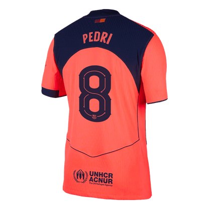 Barcelona 2025/26 Third Away Soccer Jersey - PEDRI #8 – UCL (Player Edition)