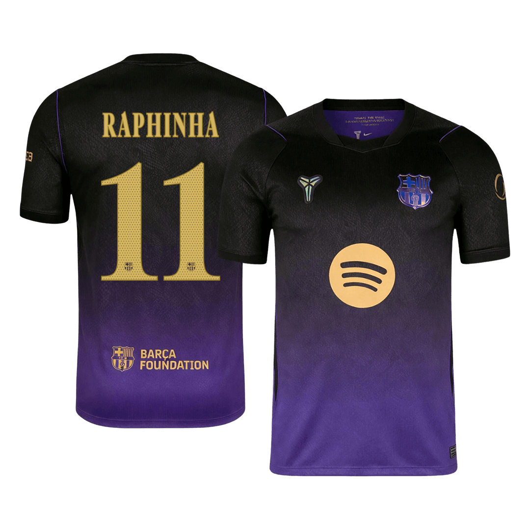 Barcelona 2026/27 Away Soccer Jersey - RAPHINHA #11 – UCL