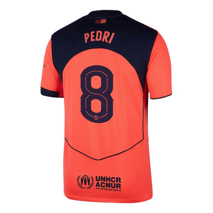 Barcelona 2025/26 Third Away Soccer Jersey - PEDRI #8 – UCL