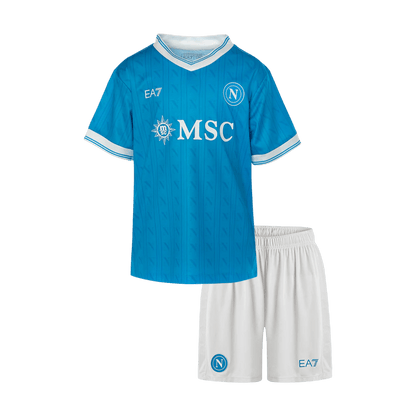 Kids Napoli 2025/26 Home Soccer Kit