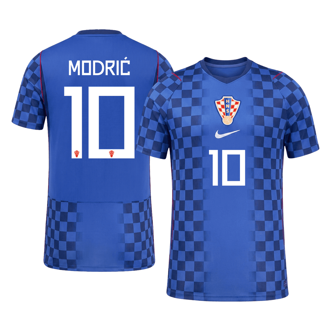 Croatia World Cup 2026 Away Soccer Jersey - MODRIĆ #10