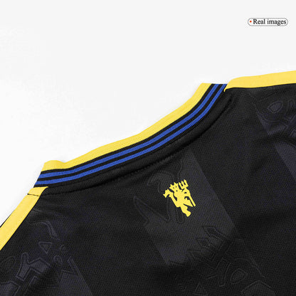 Kids Manchester United 2025/26 Third Away Soccer Kit