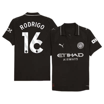 Manchester City 2025/26 Away Soccer Jersey - RODRIGO #16 (Player Edition)