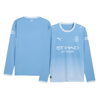 Manchester City 2026/27 Long Sleeve Home Soccer Jersey