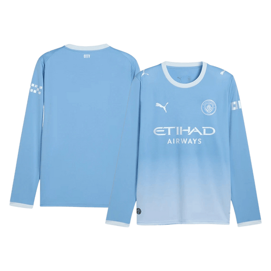 Manchester City 2026/27 Long Sleeve Home Soccer Jersey