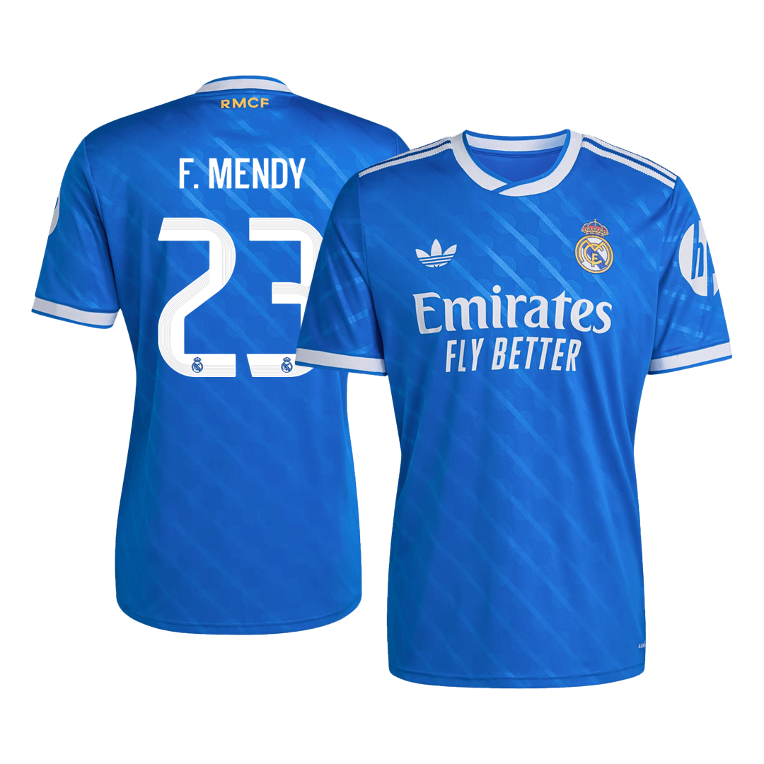 F. MENDY #23 Men's Real Madrid 2025/26 Third Away Soccer Jersey