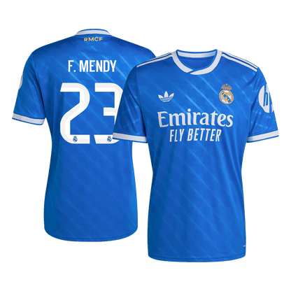 F. MENDY #23 Men's Real Madrid 2025/26 Third Away Soccer Jersey