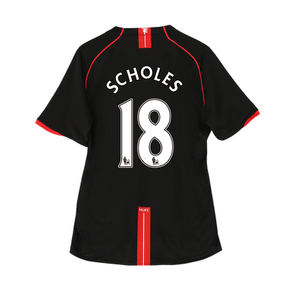 Manchester United 2007/08 Retro Away Soccer Jersey - SCHOLES #18