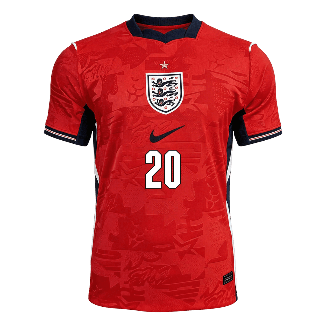 England World Cup 2026 Away Soccer Jersey - PALMER #20