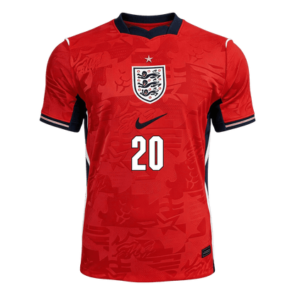 England World Cup 2026 Away Soccer Jersey - PALMER #20