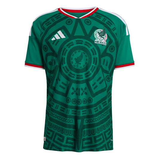 Men's Mexico World Cup 2026 Player Version Home Soccer Jersey - Slim Fit