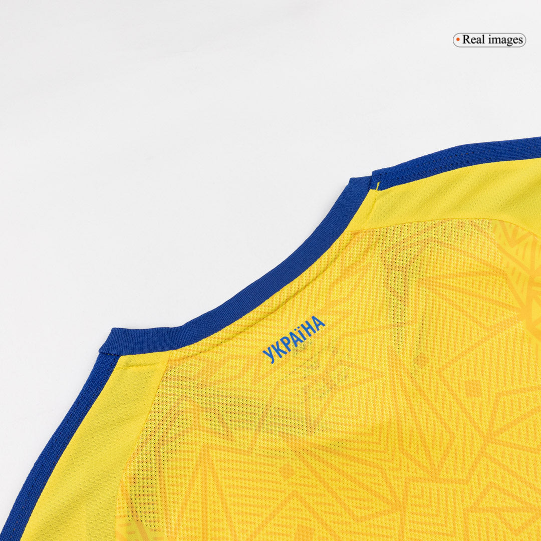 Men's Ukraine World Cup 2026 Player Version Home Soccer Jersey - Slim Fit