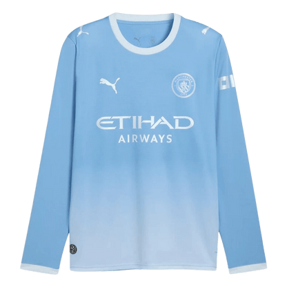 Manchester City 2026/27 Long Sleeve Home Soccer Jersey