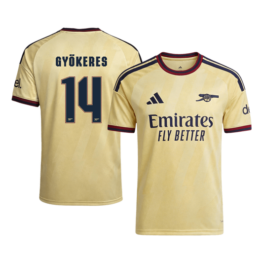 Arsenal 2026/27 Third Away Soccer Jersey - GYÖKERES #14 – UCL (Player Edition)