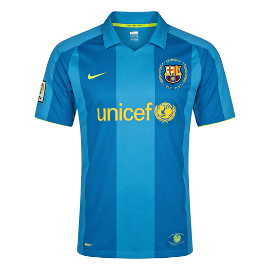 Barcelona 2007/08 Retro Away Soccer Jersey