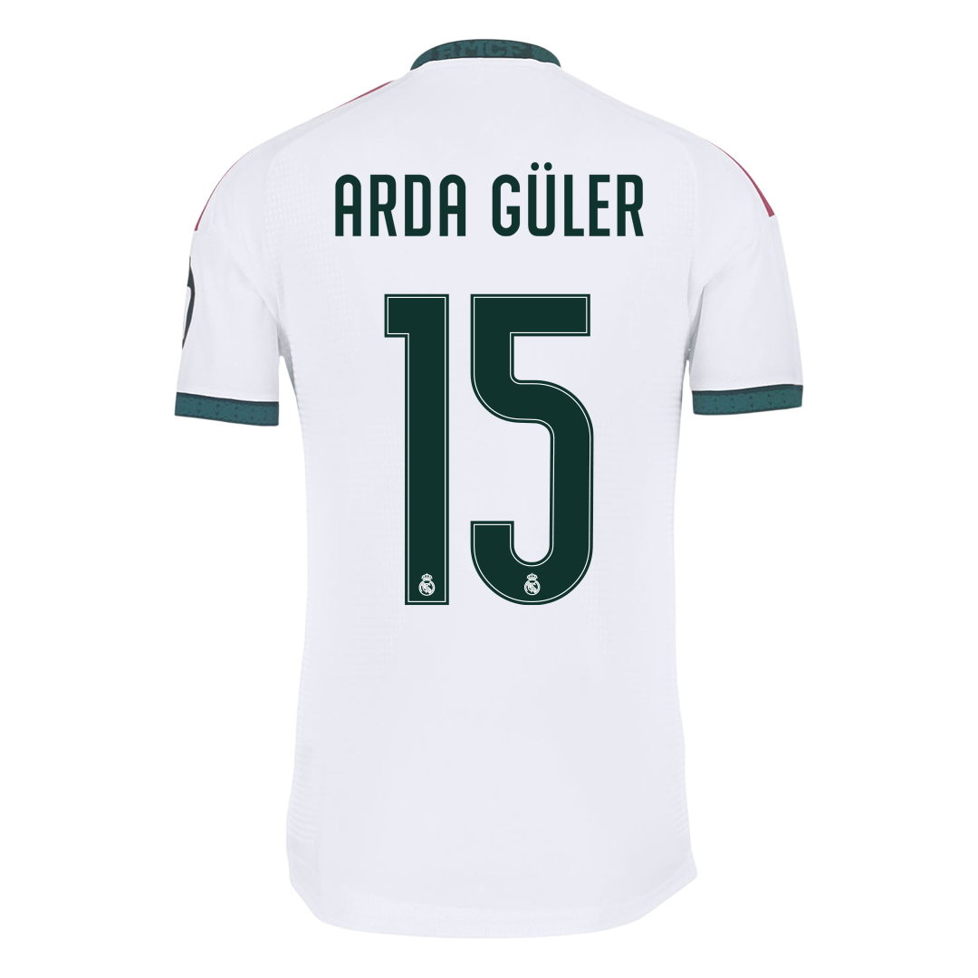 Real Madrid 2026/27 Home Soccer Jersey - ARDA GÜLER #15 (Player Edition)